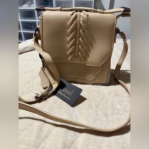 Lionel Beige Crossbody Bag